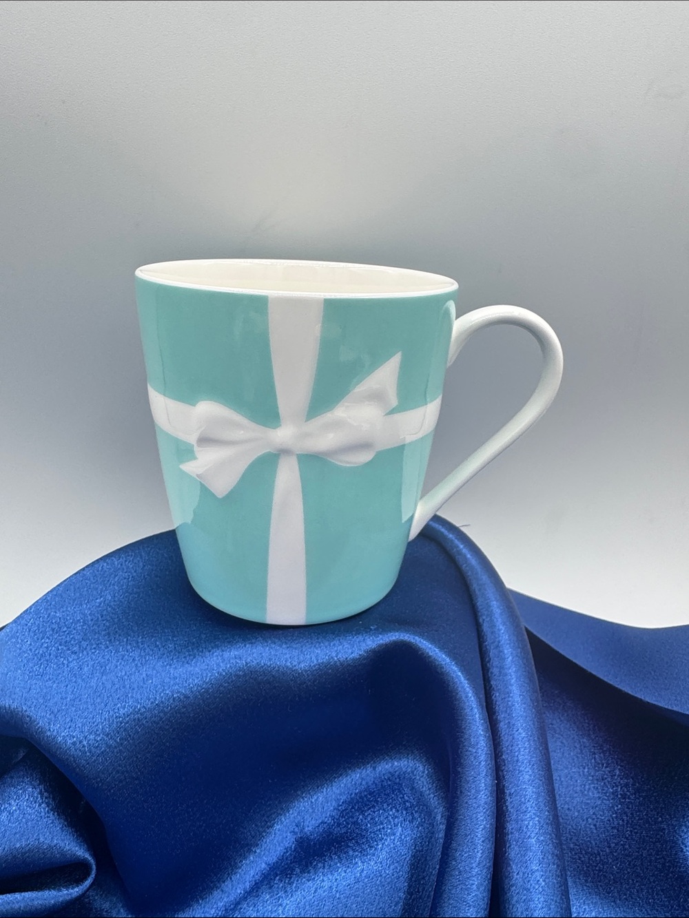 Tiffany & Co. Blue Box Mug by Tiffany & Co., Features iconic "Tiffany Blue"